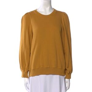 THE GREAT. Golden Crew Neck Sweater